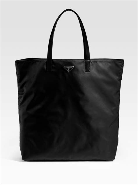 black nylon prada tote|Prada vela nylon tote.